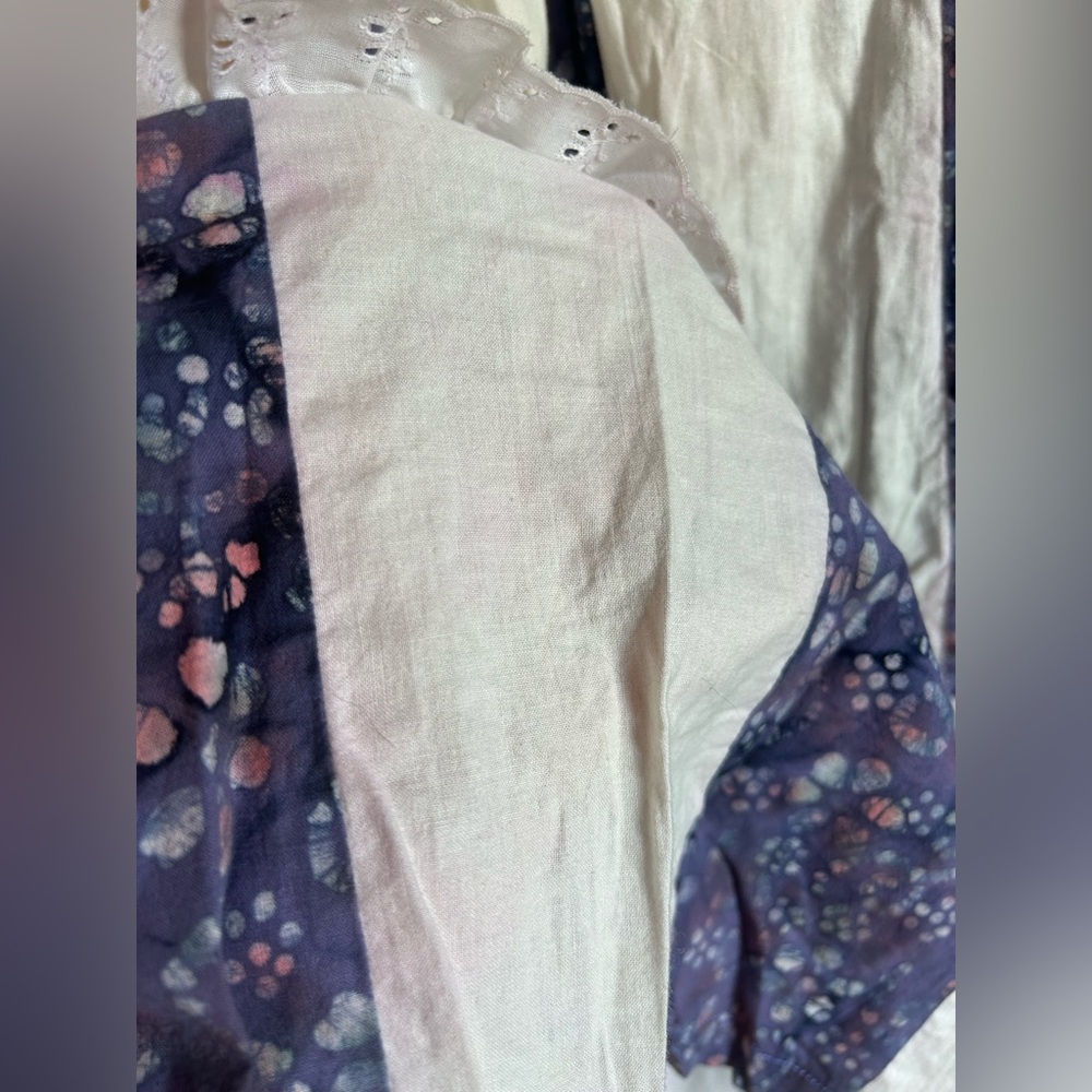 Cotton Patchwork Batik Embroidered Boho Hippie Ma… - image 9